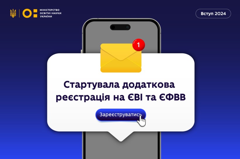 Розпочався додатковий період реєстрації для участі в ЄВІ та ЄФВВ