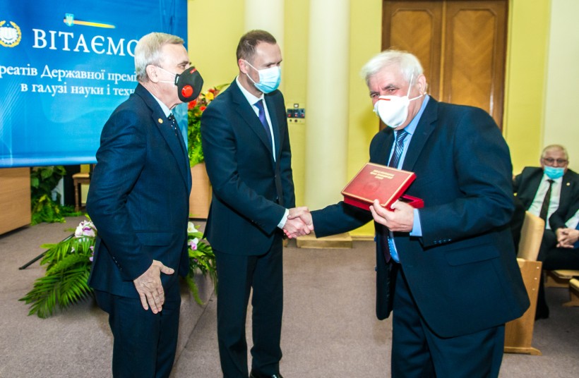 Сергій Шкарлет взяв участь у церемонії вручення дипломів та нагрудних знаків лауреатам Державної премії України в галузі науки і техніки