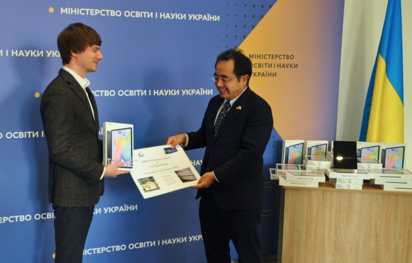 The Japan International Cooperation Agency provides Digital Learning Centers with equipment for education