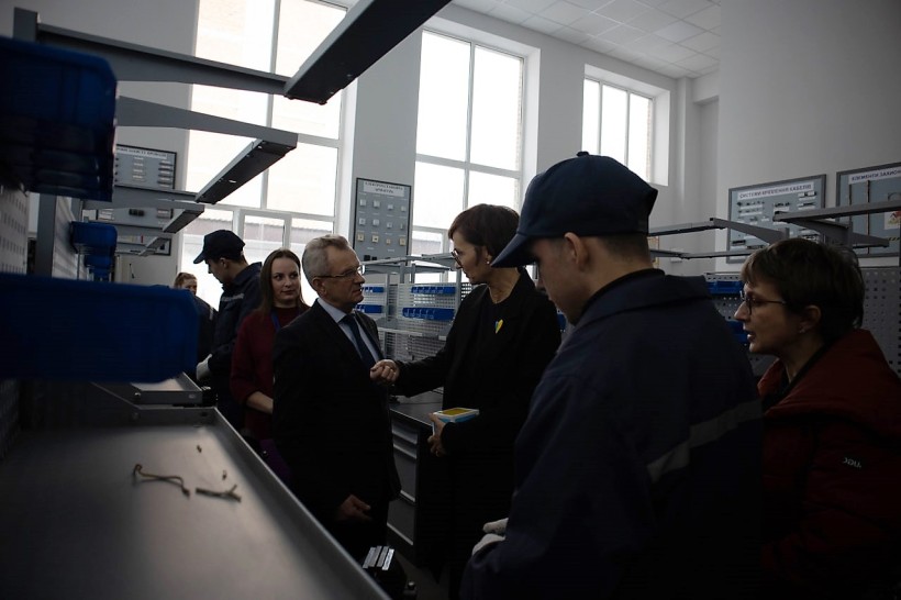 Міністри освіти України і Німеччини відвідали столичний профтех, де ознайомилися із впровадженням реформи професійної освіти