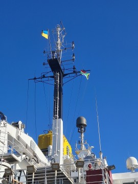 «Ноосфера» прибула в Кейптаун — закінчився її третій антарктичний сезон