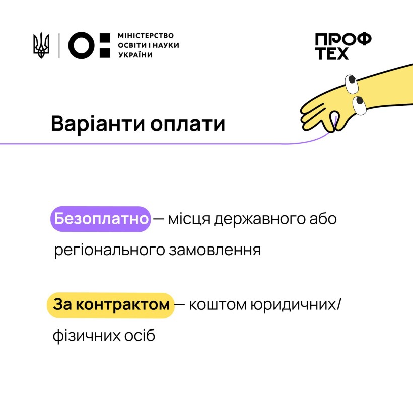 Вступна кампанія до закладів професійної освіти у 2023 році: терміни та умови