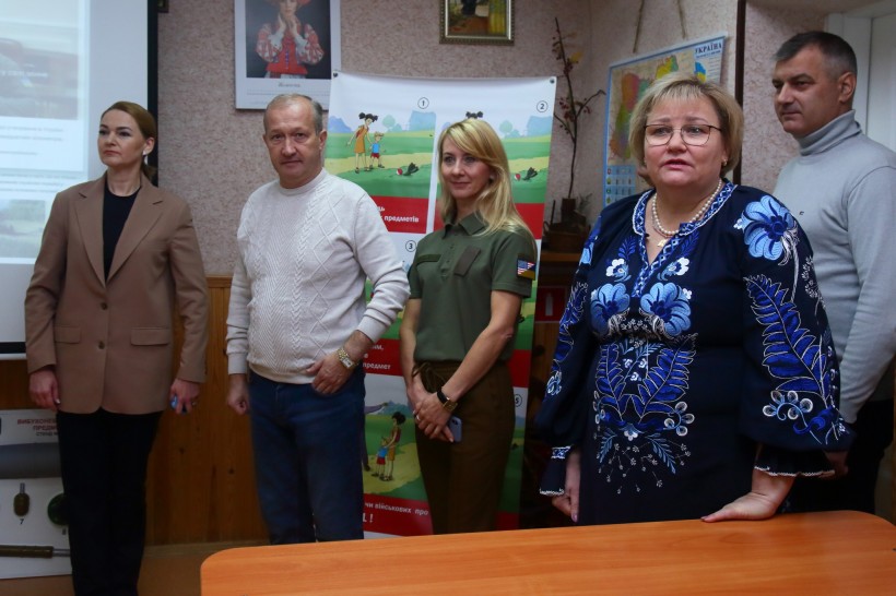 Для учнів Київщини та Чернігівщини проведуть заняття з мінної безпеки