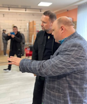 Сергій Шкарлет ознайомився з освітнім процесом у Свалявському професійному будівельному ліцеї