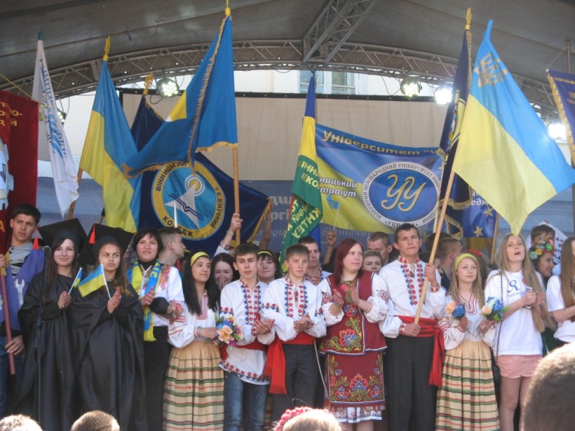 Профтехучилища Вінниччини взяли участь у святкуванні Дня Європи