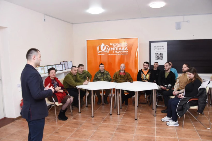 УГСП відвідали здобувачі-психологи — ветерани російсько-української війни