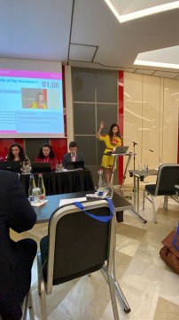 Українські студенти представили на євроконгресі резолюцію про геноцид в Україні