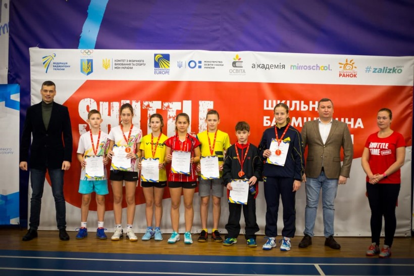 У Києві вперше відбувся чемпіонат «Шкільна бадмінтонна ліга»