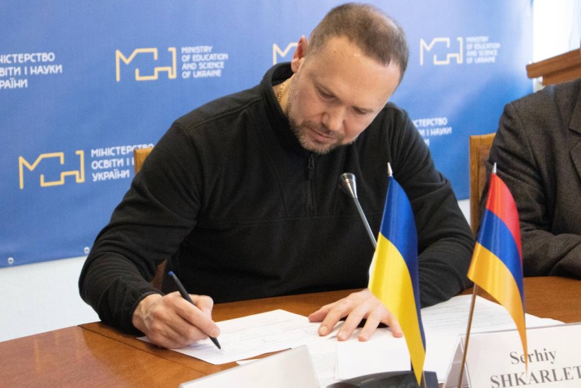 Міністри України та Республіки Вірменія підписали меморандум про наміри щодо розвитку Міжнародної українсько-вірменської школи