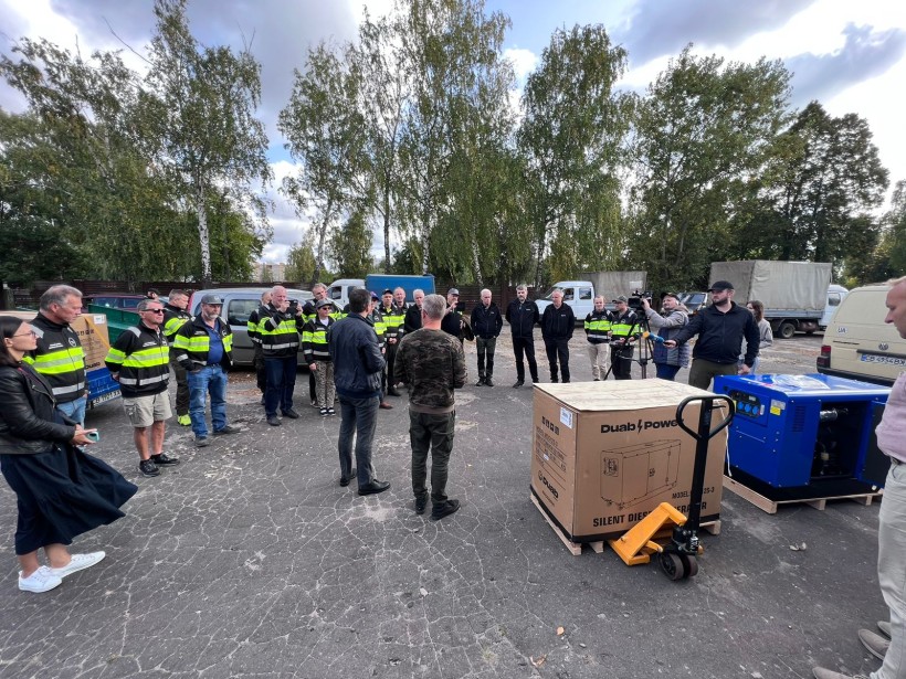 Освітні заклади Чернігівщини отримали першу партію генераторів від шведських партнерів