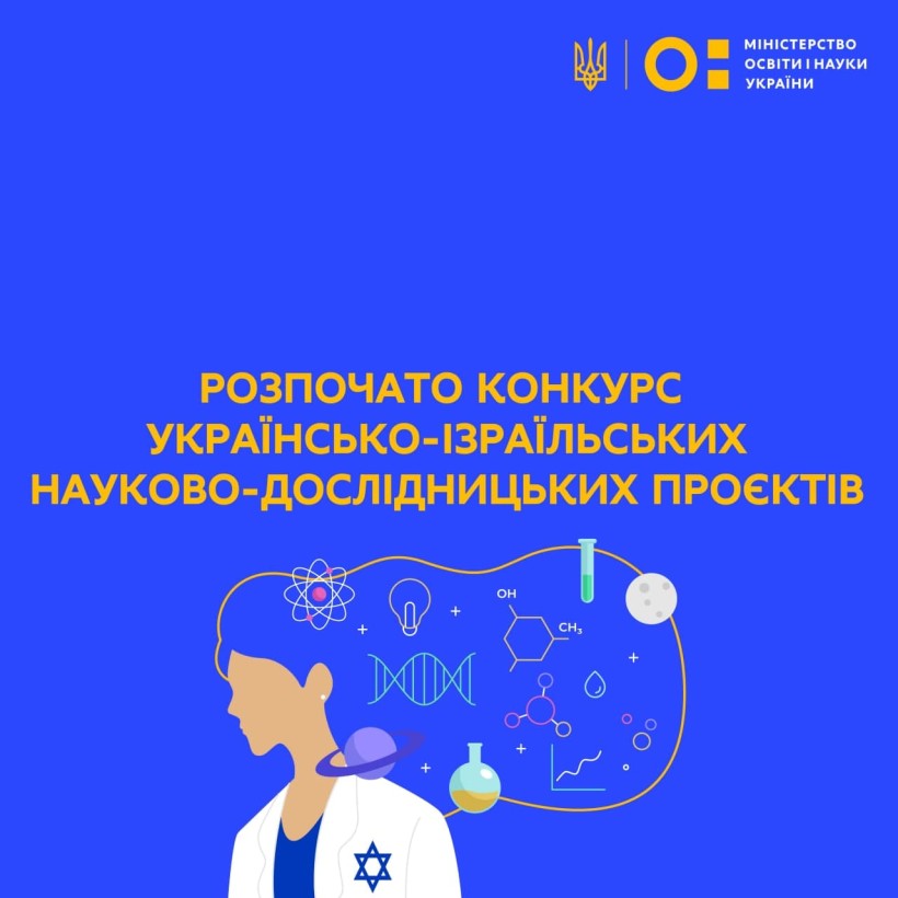 Розпочато конкурс українсько-ізраїльських науково-дослідних проєктів
