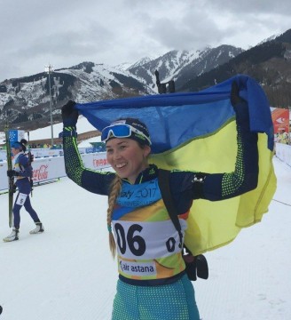 Біатлоністка Надія Белкіна здобула для України перше «золото» на Універсіаді-2017