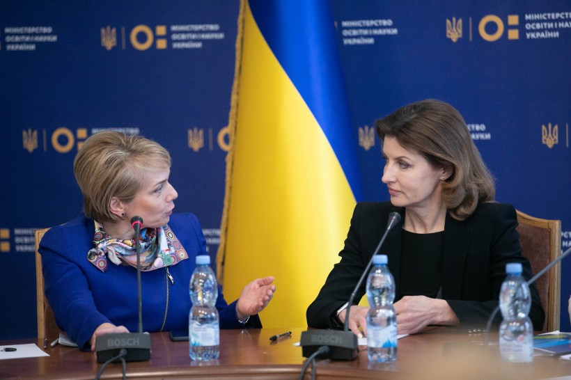 У МОН провели нараду з розвитку інклюзивного навчання за участі Лілії Гриневич, Марини Порошенко та керівників місцевих підрозділів управління освітою