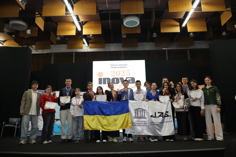 Українські школярі здобули абсолютне золото на виставці винаходів  INOVA 2025