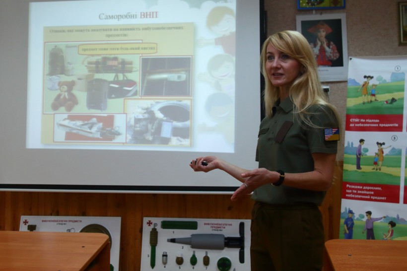 Для учнів Київщини та Чернігівщини проведуть заняття з мінної безпеки