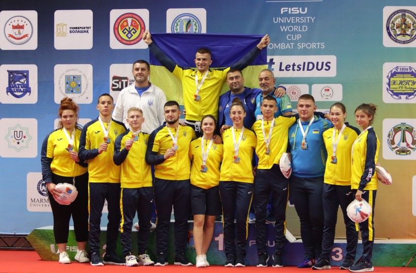 Перші перемоги українських студентів на Кубку світу з єдиноборств