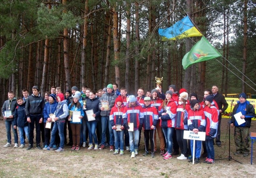 На Волині відбувся обласний чемпіонат зі спортивного орієнтування серед учнівської молоді