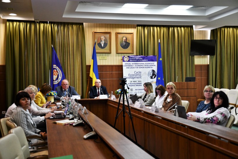 Відбулася Міжнародна наукова конференція з економічного розвитку та спадщини Семена Кузнеця CED–2023