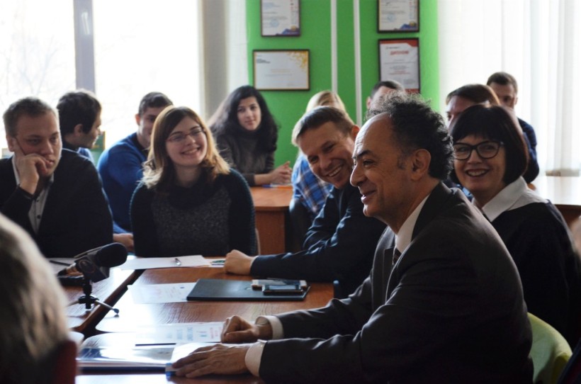 Посол ЄС в Україні Хюг Мінгареллі відвідав ХНЕУ ім. С. Кузнеця