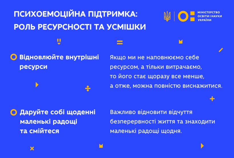 Психоемоційна підтримка: роль ресурсності та усмішки