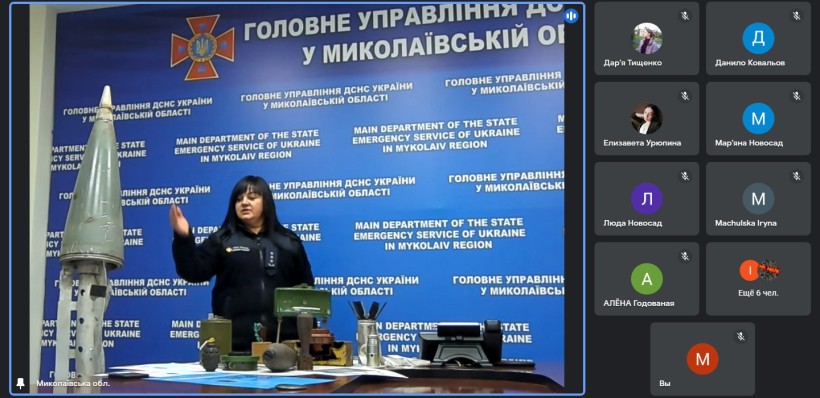 На Миколаївщині проведено заняття школи «Патріот» із мінно-вибухової безпеки