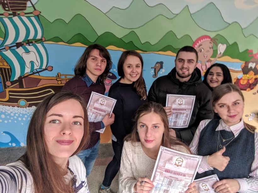 Студенти ПНУ створили галерею малюнків в дитячій лікарні