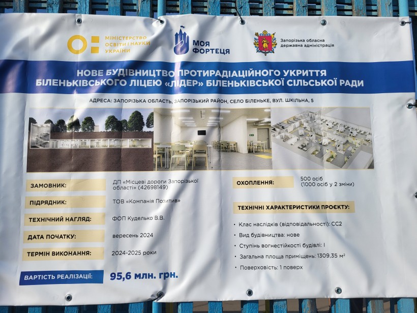 Ще у трьох школах збудували нові протирадіаційні укриття за підтримки Литви