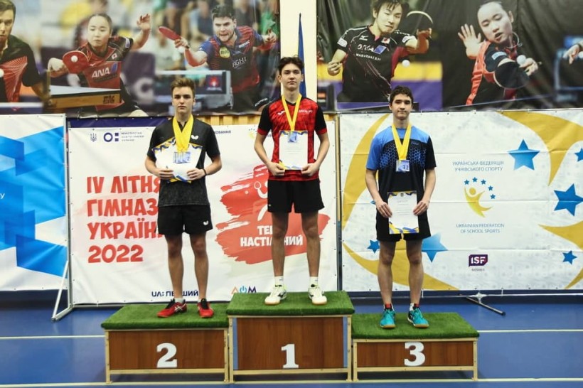 Визначено переможців IV літньої Гімназіади України з настільного тенісу