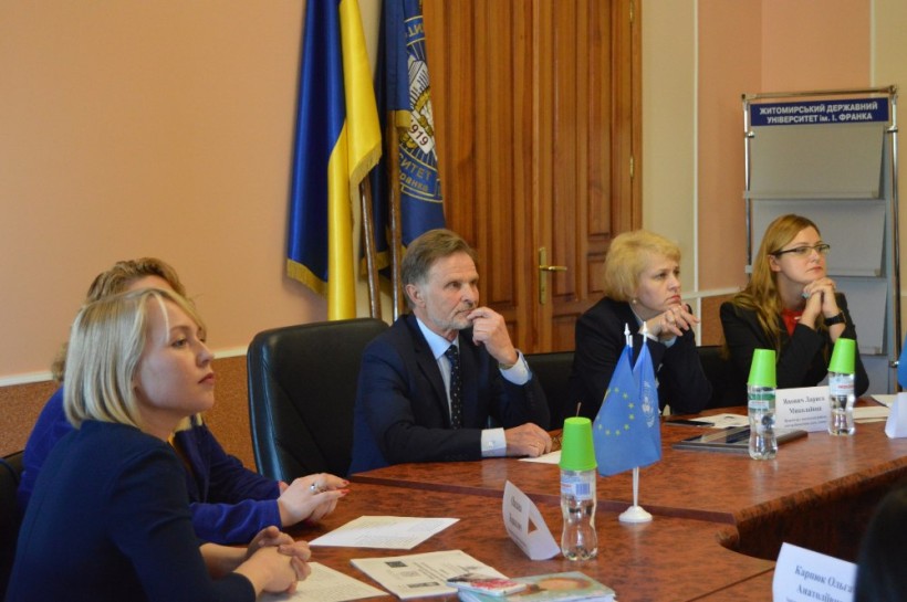 У Житомирському державному університеті імені Івана Франка відкрили Ресурсний центр зі сталого розвитку