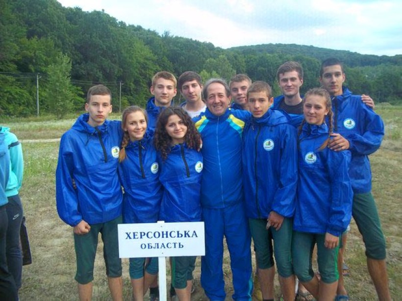 Команда Херсонської області – чемпіони України з пішохідного туризму серед юніорів