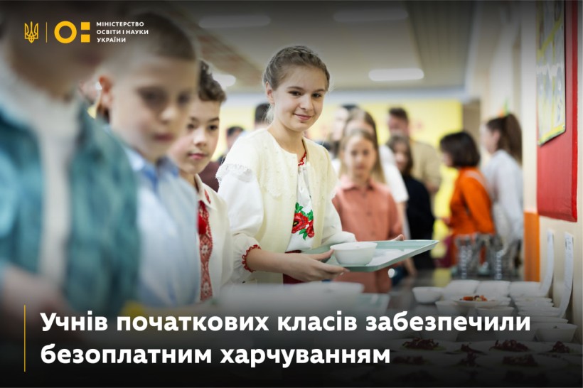 В Україні запровадили безоплатне харчування для учнів початкових класів на 2024 рік