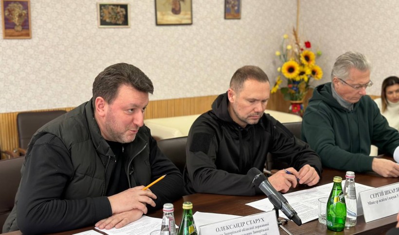 Міністр освіти і науки України ознайомився із організацією безпечного освітнього процесу в Запорізькій області