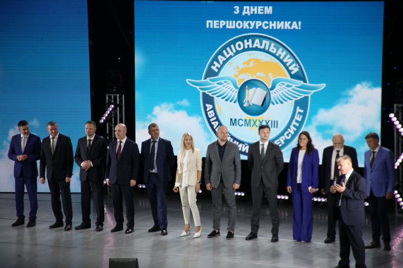 Сергій Шкарлет привітав першокурсників НАУ з початком навчального року