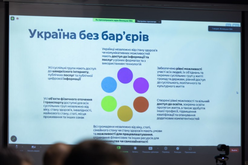 Безбар'єрність — пріоритет уряду: Рада безбар'єрності провела виїзне засідання