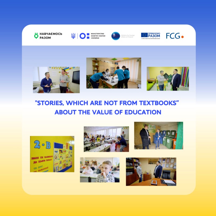 "Learning Together" Project and Oleksandr Pedan are Launching a YouTube Project "Stories, Which Are Not from Textbooks" about the Value of Education