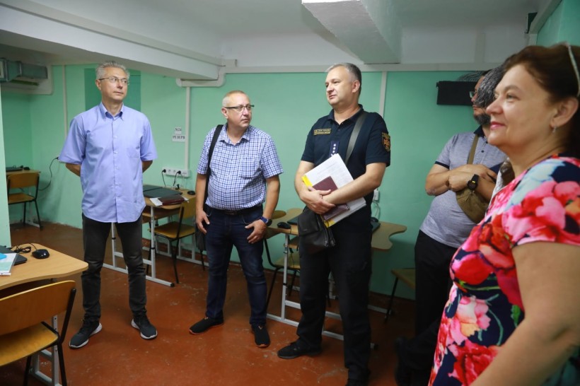 Андрій Вітренко ознайомився з умовами організації безпечного освітнього процесу в закладах освіти Запоріжжя