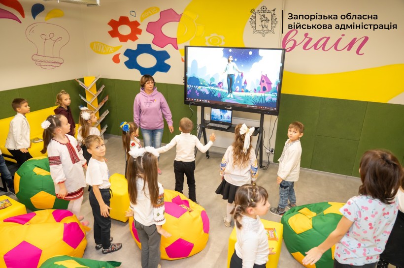 12-та підземна школа в Запоріжжі: 1000 дітей повернулися до очного навчання