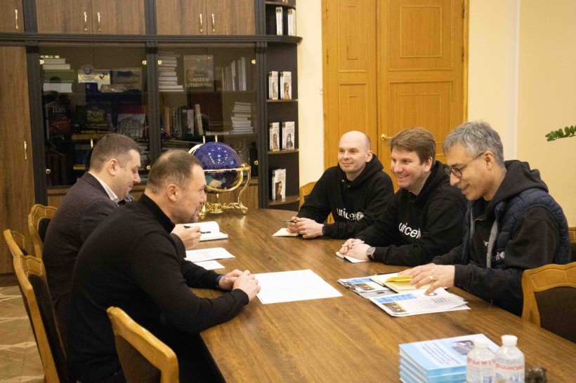 Відбулася зустріч Сергія Шкарлета з головою представництва ЮНІСЕФ в Україні Муратом Шахіном