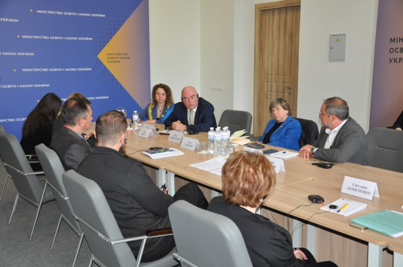 Відбулася зустріч Оксена Лісового з делегацією Всесвітньої федерації профспілок «Інтернаціонал освіти»