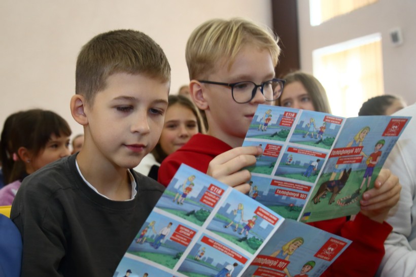 Для учнів Київщини та Чернігівщини проведуть заняття з мінної безпеки