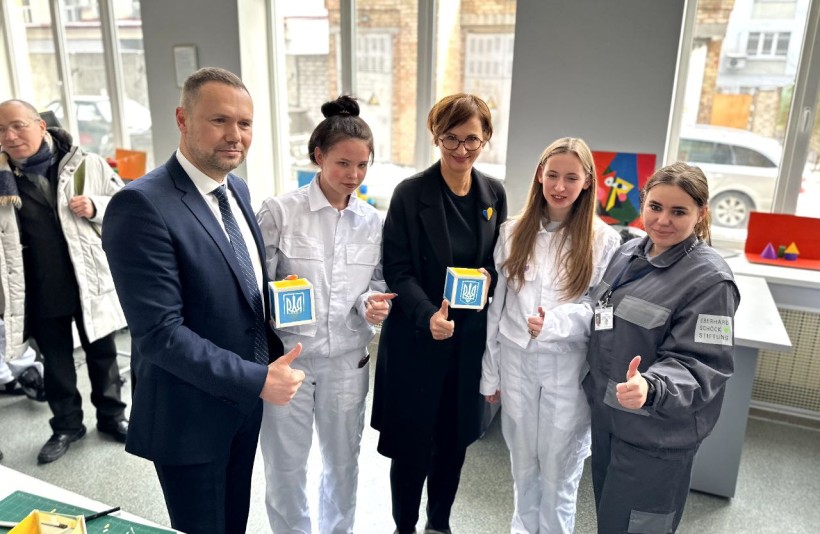Міністри освіти України і Німеччини відвідали столичний профтех, де ознайомилися із впровадженням реформи професійної освіти