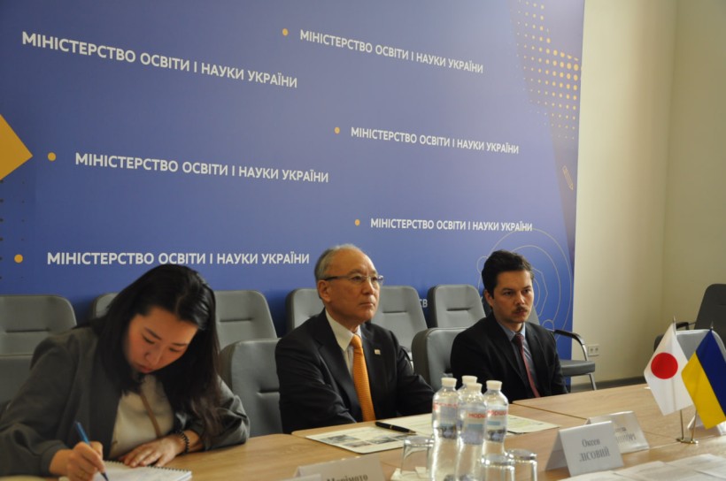 Оксен Лісовий та Надзвичайний і Повноважний Посол Японії в Україні Мацуда Кунінорі обговорили співробітництво у сфері освіти та науки між країнами