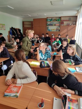 Учні Київщини та Чернігівщини навчались правил мінної безпеки