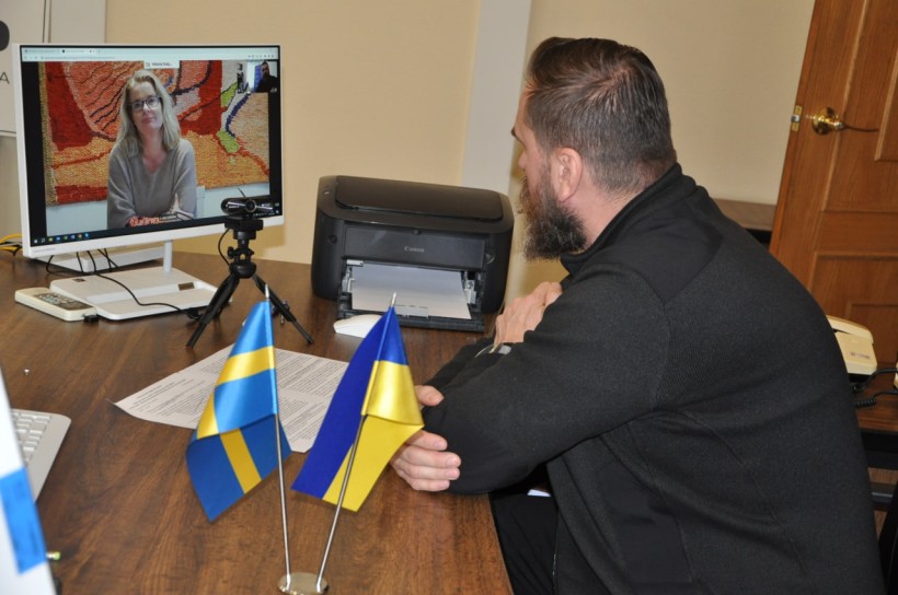 Зустріч міністра освіти і науки України Оксена Лісового з міністром із питань шкіл Королівства Швеція пані Лоттою Едгольм