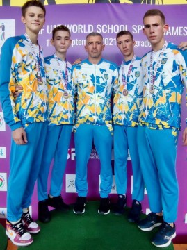 Українська збірна продовжує виборювати нагороди на Всесвітніх учнівських спортивних іграх U15