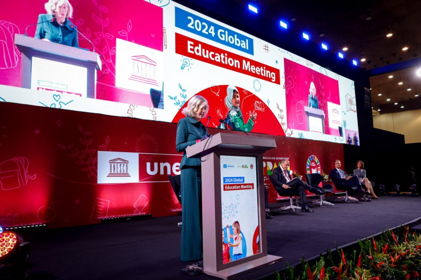 Advocating for the needs of Ukrainian education at the Global Education Meeting