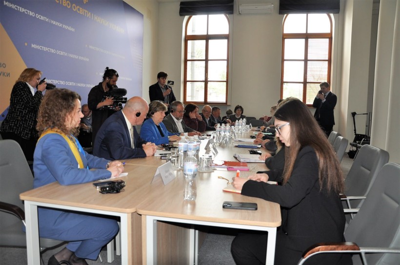 Відбулася зустріч Оксена Лісового з делегацією Всесвітньої федерації профспілок «Інтернаціонал освіти»