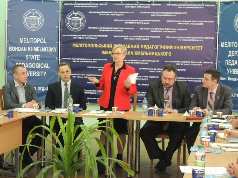 Візит представників DVV International до МДПУ імені Богдана Хмельницького