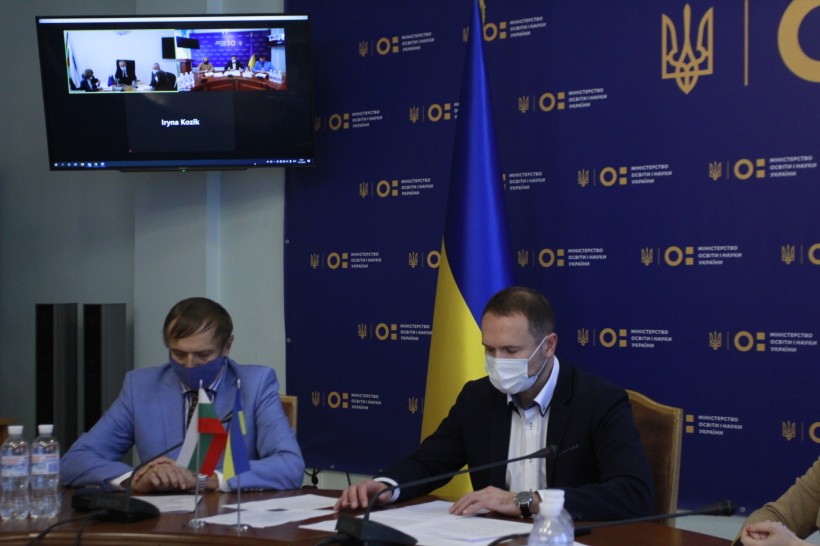 Очільники МОН України та Болгарії обговорили питання співпраці в галузі освіти
