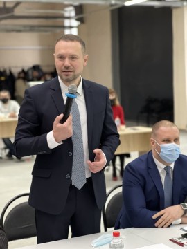 Сергій Шкарлет долучився до відкриття Business Incubator на базі Харківського комп’ютерно-технологічного фахового коледжу НТУ «ХПІ»